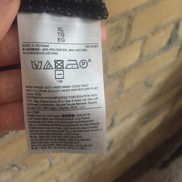 Heathered gray poncho - Banana Republic - Picture 4 of 4